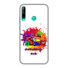 Чехол Амонг Ас для Huawei Y6p (AlphaPrint) (Яркий АмонгАс)
