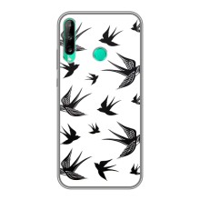 Чехол с птицами на Huawei Y6p (VPrint) (Ласточки)