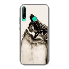 Чехол с птицами на Huawei Y6p (VPrint) (Сова)