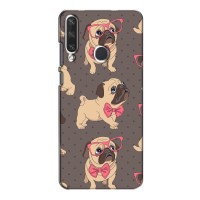 Чехол (ТПУ) Милые собачки для Huawei Y6p – Собачки Мопсики