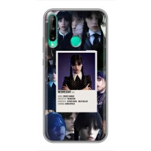 Чехлы Венсдей на Huawei Y6p Уэнсдей (AlphaPrint) (коллаж Уэнздей)