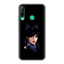 Чехлы Венсдей на Huawei Y6p Уэнсдей (AlphaPrint) (серьезная Уэнздей)