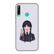Чехлы Венсдей на Huawei Y6p Уэнсдей (AlphaPrint) (Уэнздей и Вещь)