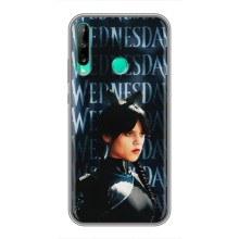 Чехлы Венсдей на Huawei Y6p Уэнсдей (AlphaPrint) (Уэнздей кошка)