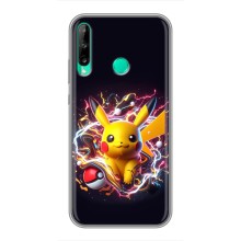 Чехол с Пикачу на Huawei Y6p (Пикачу с мячом)