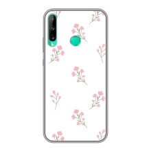 Чохол з розовим принтом для Huawei Y6p (Рожеві квіти)