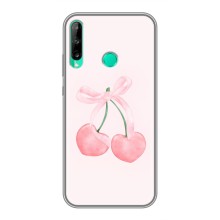 Чохол з розовим принтом для Huawei Y6p (Рожеві вишні)