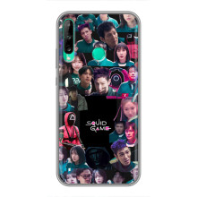 Чохол Гра в кальмара для Huawei Y6p – Колаж гра кальмара