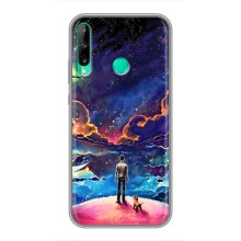 Космические Чехлы для Хуавей Y6п (VPrint) (Галактический вид)