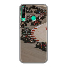Чехол с прнтом Формула 1 на Huawei Y6p – Боліди на трасі