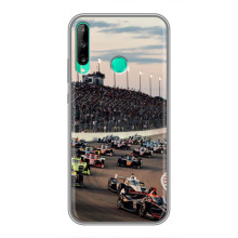Чехол с прнтом Формула 1 на Huawei Y6p – Гонка Формула-1