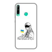 Защитные чехлы (Призрак Киева) для Huawei Y6p (AlphaPrint) (Летчик Киева)