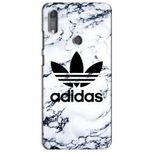 Чохли Адидас для Huawei Y6s (AlphaPrint) – Адідас на мраморі