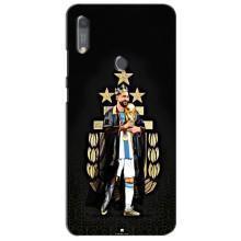 Чехлы для Huawei Y6s (Leo чемпион) (AlphaPrint) (Месси Король)