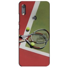 Чехлы с принтом Спортивная тематика для Huawei Y6s – Ракетки теннис