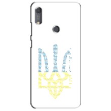 Чохли для Huawei Y6s Укр. Символіка (AlphaPrint) (Герб з букв)