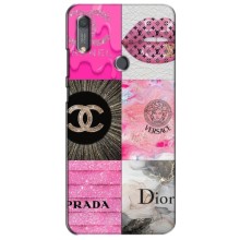Чехол (Dior, Prada, YSL, Chanel) для Huawei Y6s – Модница