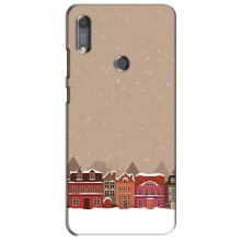 Новорічні, Святкові Чохли для Huawei Y6s - 2024 год (Зимове місто)