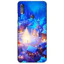 Рождественские Чехлы для Huawei Y6s (VPrint) – Рождественский город