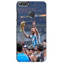 Чехлы Лео Месси Аргентина для Huawei Y7 Prime 2018 (Месси король)