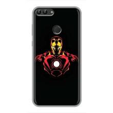 Чехлы с героями Марвел Huawei Y7 Prime 2018 (VPrint)