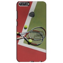 Чехлы с принтом Спортивная тематика для Huawei Y7 Prime 2018 (Ракетки теннис)