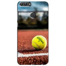 Чехлы с принтом Спортивная тематика для Huawei Y7 Prime 2018 (Теннисный корт)
