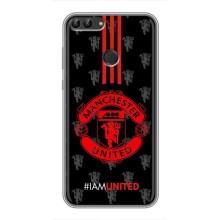 Чехол Манчестер Юнайтед для Хуавей Y7 Прайм 2018 (AlphaPrint) (лого МЮ)