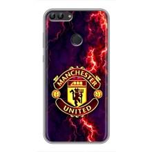 Чехол Манчестер Юнайтед для Хуавей Y7 Прайм 2018 (AlphaPrint) (огненный Манчестер)