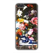 Чехол для Huawei Y7 Prime 2018 - с принтом Найк (AlphaPrint) (Стиль Найк)