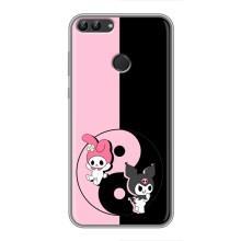 Чохол з кроликом Куромі на Huawei Y7 Prime 2018 – Куромі Інь Янь