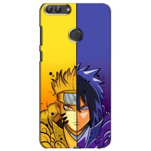 Купить Чехлы на телефон с принтом Anime для Хуавей У7 Прайм (2018) – Naruto Vs Sasuke