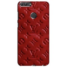 Текстурный Чехол Louis Vuitton для Хуавей У7 Прайм (2018) (Красный ЛВ)