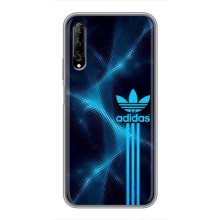 Чохли Адидас для Huawei Y7 Pro 2019 (AlphaPrint) – Синій Адідас