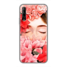 Чехлы (ART) Цветы на Huawei Y7 Pro 2019 (VPrint) – Очі в квітах
