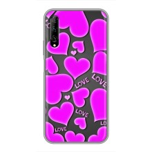 Чехлы для любимой на У7 Про 2019 (VPrint) – Pink hearts
