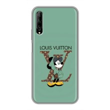 Чехлы Луи Витон для Huawei Y7 Pro 2019 (AlphaPrint - LOUIS VUITTON) (Микки Маус LV)