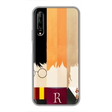 Чехлы с Гарри Поттером для Huawei Y7 Pro 2019 (AlphaPrint) – обложка Гарри Поттера