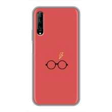 Чехлы с Гарри Поттером для Huawei Y7 Pro 2019 (AlphaPrint) – шрам и очки