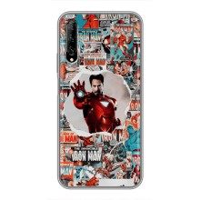 Чехлы с героями Марвел Huawei Y7 Pro 2019 (VPrint) – Айронмен