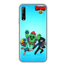 Чехлы Brawl Stars для Huawei Y7 Pro 2019 (AlphaPrint) – Тріо героїв