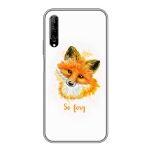 Чехлы с картинкой Лисички для Huawei Y7 Pro 2019 (VPrint) – Девочка Лиса