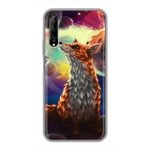 Чехлы с картинкой Лисички для Huawei Y7 Pro 2019 (VPrint) – Лисица в космосе