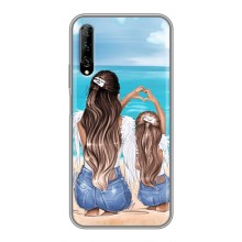 Чохол з друком для Huawei Y7 Pro 2019 - (Мама з дитинкою) (AlphaPrint) – Мама з донькою