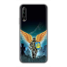Чехлы с картинкой ЗСУ для Huawei Y7 Pro 2019 (AlphaPrint) – Солдат ЗСУ