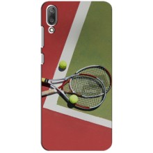 Чехлы с принтом Спортивная тематика для Huawei Y7 Pro 2019 (Ракетки теннис)