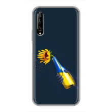 Чехол для Патриота Украины Huawei Y7 Pro 2019 - (AlphaPrint) (Коктейль молотова)