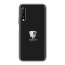Чехол Майнкрафт на Huawei Y7 Pro 2019 (AlphaPrint) Minecraft – Овечка Майнкрафт