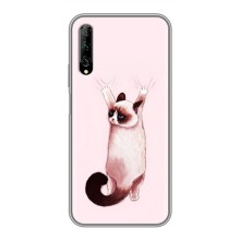 Чехол на У7 Про 2019 с Котами (VPrint) – Котик падает