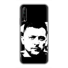 Чехол для Huawei Y7 Pro 2019 (AlphaPrint - с принтом Зеленского) – Зеленский АРТ
